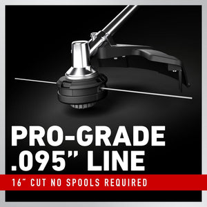 Toro 60V MAX* 14 in. (35.56 cm) / 16 in. (40.64 cm) String Trimmer Attachment - Tool Only (88716)