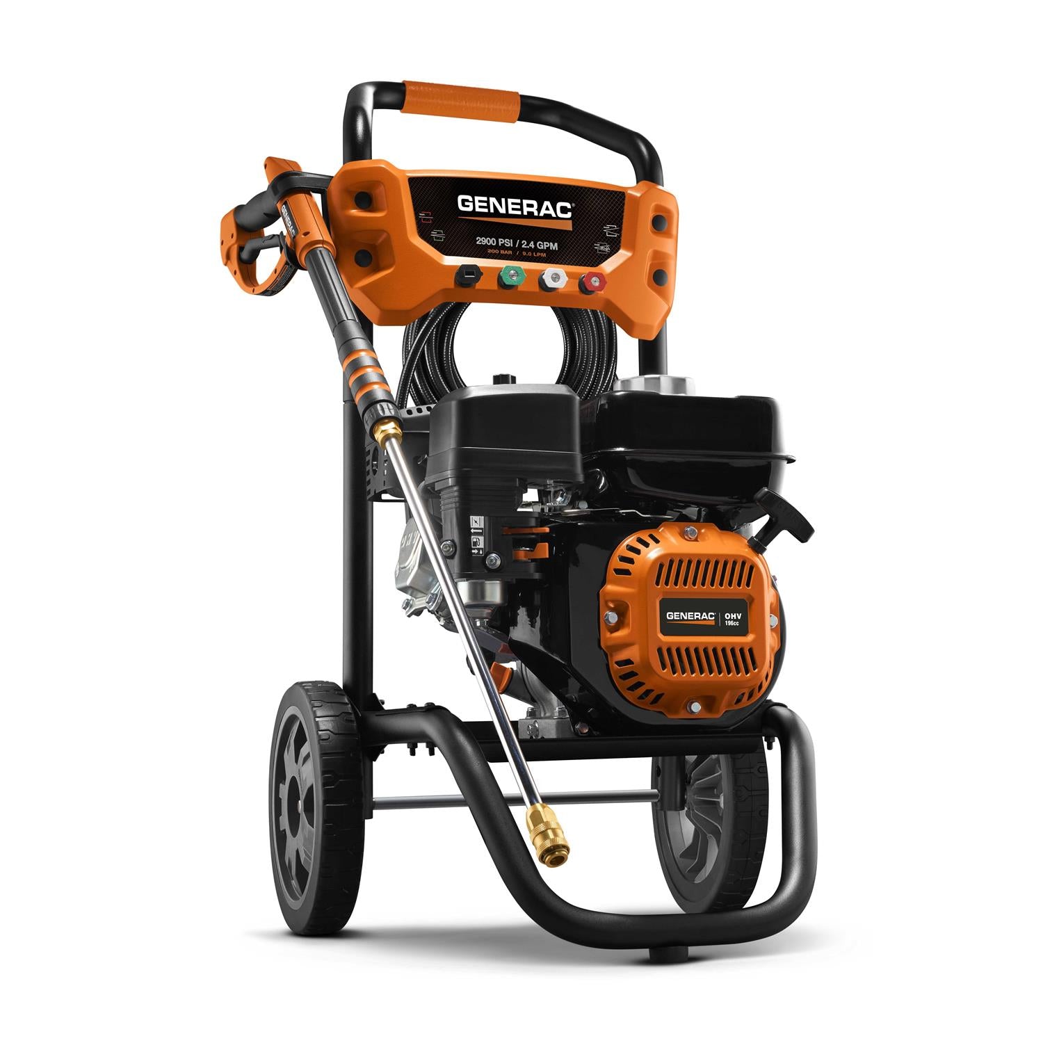 Generac 8897 2900 PSI 2.4 GPM Gas Powered Residential Pressure Washer