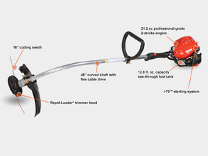 ECHO GT‑225i – Curved Shaft String Trimmer | 21.2cc 2‑Stroke Engine