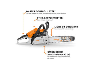 STIHL® MS 182 C-BE with 16 Inch Bar and Chain