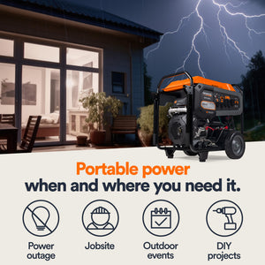 Generac Portable Generator, 18000