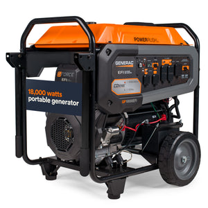 Generac Portable Generator, 18000