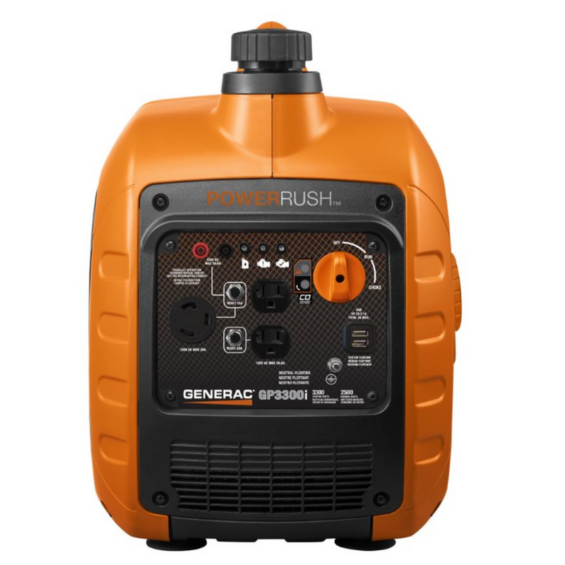 Generac Portable Inverter Generator, 3300i | With COsense | 50ST 7153